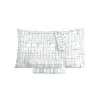 Sanders Printed 3 Pc. Sheet Sets, Gray, Full