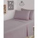  Solid 3 Pc. Sheet Set, Purple, Twin XL