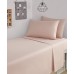  Solid 3 Pc. Sheet Set, Blush, Twin XL
