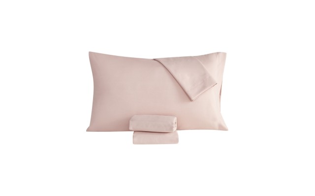  Solid 3 Pc. Sheet Set, Blush, Twin XL