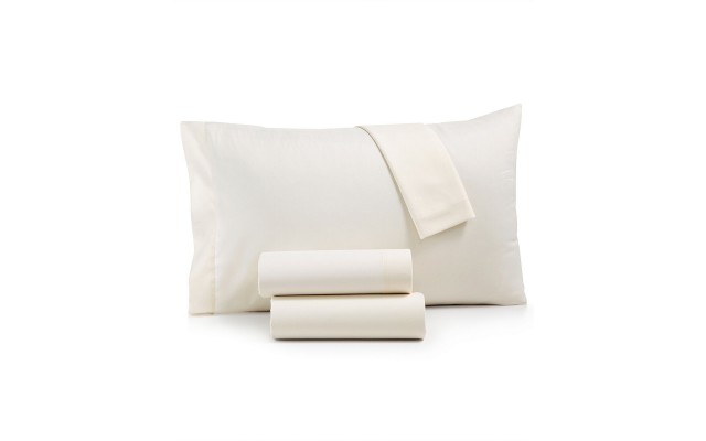  Solid Microfiber 3 Piece Sheet Set, Twin XL, White