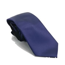Sean John Men’s Navy Blue Velvet On Satin Striped Classic Neck Tie Silk