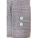  Men’s Tailored Fit Check Dress Shirts, Meteor Gray, 18X34-35