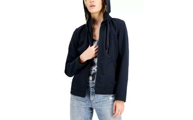 Sebby Juniors Hooded Raincoat Navy XLarge
