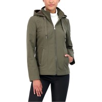 Sebby Juniors Hooded Raincoat Olive Large