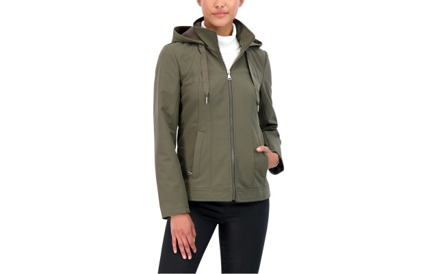 Sebby Juniors Hooded Raincoat Olive Large