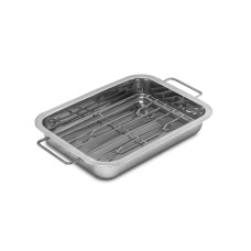 Sedona 12” Roaster with Rack, Stainless Steel