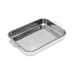  16″ Stainless Steel Roaster Pan Set, Silver