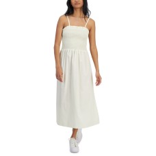 Self Esteem Juniors’ Cotton Smocked Camisole Dress, Cream, Large