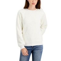 Self Esteem Juniors’ Woobie Sweatshirt (White,S)