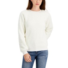 Self Esteem Juniors’ Woobie Sweatshirt (White,S)