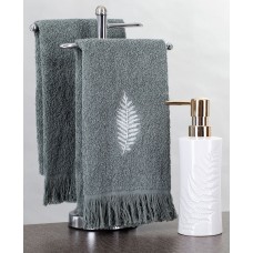 Serendipity Spa Collection 3 Piece Leaf Counter Top Set, Green