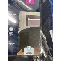 Serta Smart Comfort 5pc Bedding Set – King – Black/Gray