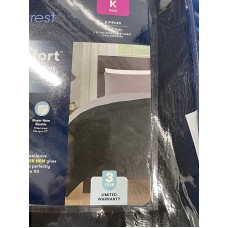 Serta Smart Comfort 5pc Bedding Set – King – Black/Gray