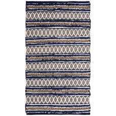 Seventh Studio Boho 27 x 45 Accent Rug, Navy