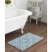  Cotton Geo 17″ x 24″ Bath Rug, Blue