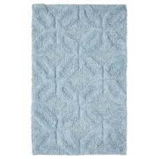 Seventh Studio Cotton Geo 17″ x 24″ Bath Rug, Blue