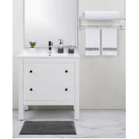Seventh Studio Grey Ombre 5-Piece Bath Set Bedding