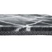  Jax Collection Grey Geometric Faux Fur Scatter Rug