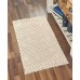  Textured Solid Rug, 27″ x 45″, Beige