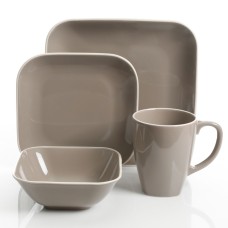 Signature Living Chelsea 6.1”Soup/Cereal Bowls, Set of 4, Brown