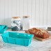 Silicone Baking Pans, Teal Cake Pan (4 Pack)