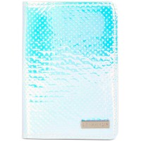 Skinnydip London Punchin Passport Holder, Silver, 5.1″ x 3.74″”