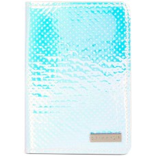 Skinnydip London Punchin Passport Holder, Silver, 5.1″ x 3.74″”