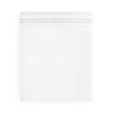 Sky 100% Cotton Sateen Chevron Embroidered Flat Sheets