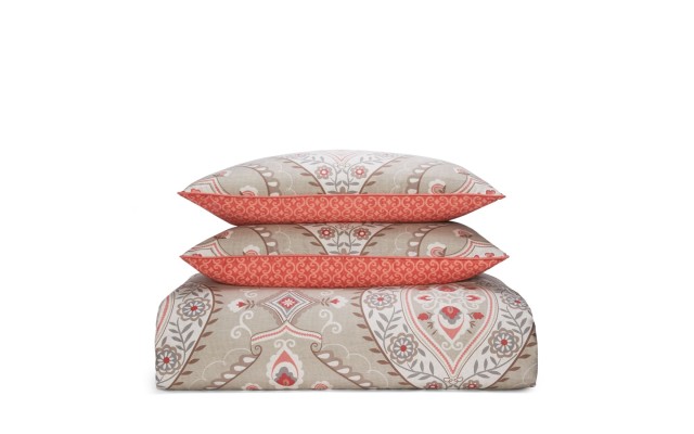  Calista Duvet Cover Sets, Tan, King