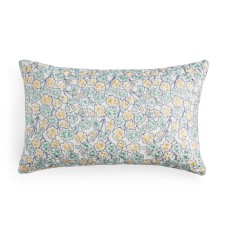 Sky Gardenia Oblong 12″ x 20″ Embroidery Flowers Decorative Pillow, Multi