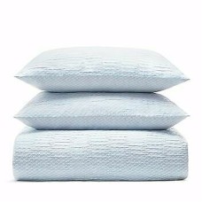 Sky Home Ayana Duvet / Comforter Cover Set, Full/Queen, Blue