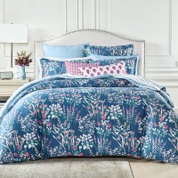 Sky Midnight Meadow Duvet Covers, Navy, King