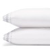  Scalloped Embroidered Flat Sheets, Gray, King