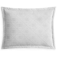 Sky Tile Matelasse 2 Standard Pillow Shams, White, 20×26