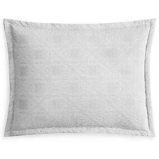 Sky Tile Matelasse 2 Standard Pillow Shams, White, 20×26