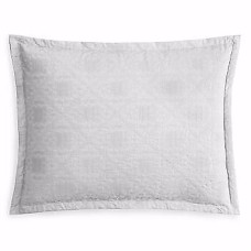 Sky Tile Matelesse 100% Cotton Standard Quilted Pillow Sham Pair, Light Gray, 20” x 28”