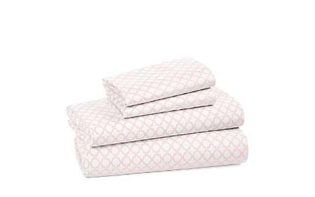  Trellis Sheet Set, Full, Pink