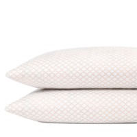 Sky Trellis Standard Pillowcases, Set of 2, Pink
