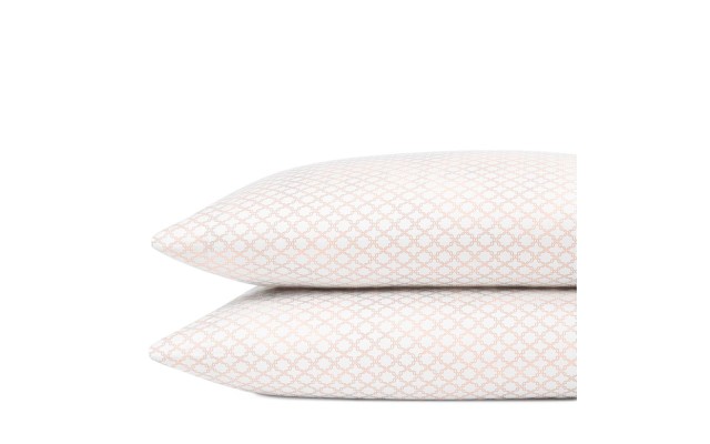  Trellis Standard Pillowcases, Set of 2, Pink