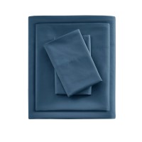 Sleep Philosophy Twin Smart Cool Microfiber Sheet Set, Teal