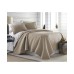  Oversized Lightweight Quilt and Sham Set, Taupe, King/California King