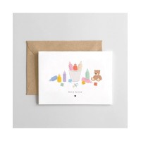 Spaghetti & Meatballs Bottle Service Greeting Card