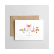 Spaghetti & Meatballs Bottle Service Greeting Card