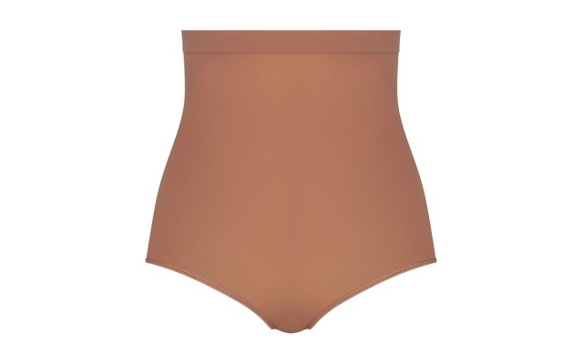  Women’s High-Waisted Shaping Briefs 10399R, Cafe Au Lait, 2XL