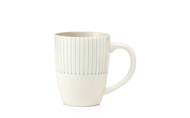 Sparrow & Wren Striped Mug 15 oz
