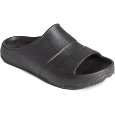 Sperry Men’s Float Slide Flat Sandal, Black, 7M