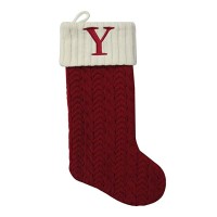 St. Nicholas Square 21-in. Initial Stocking sock ” Y ” CHRISTMAS