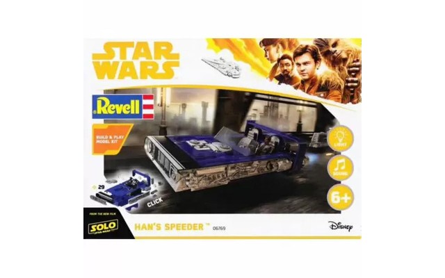 Star Wars Han Solo Speeder Model Kit by  with Lights and Sounds
