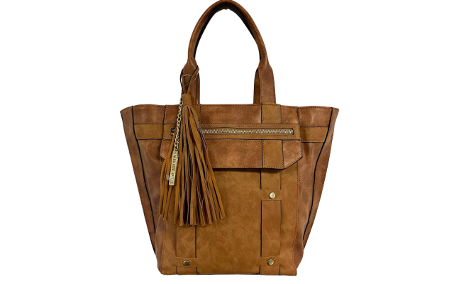  Cognac BGiselle X-Large Bag With Tassel